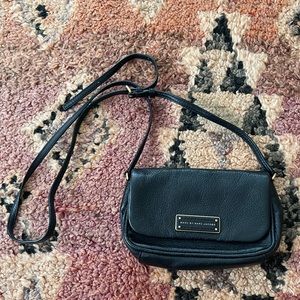Small Black genuine leather Marc Jacobs cross body bag